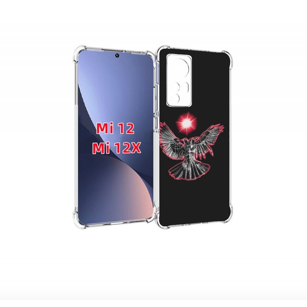 

Чехол бампер MyPads pyrokinesis валькирия для Xiaomi 12., Прозрачный, Tocco