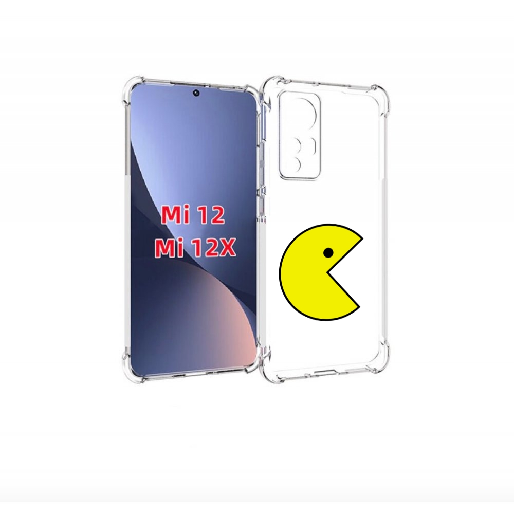 Чехол бампер MyPads pacman-пекмен для Xiaomi 12.