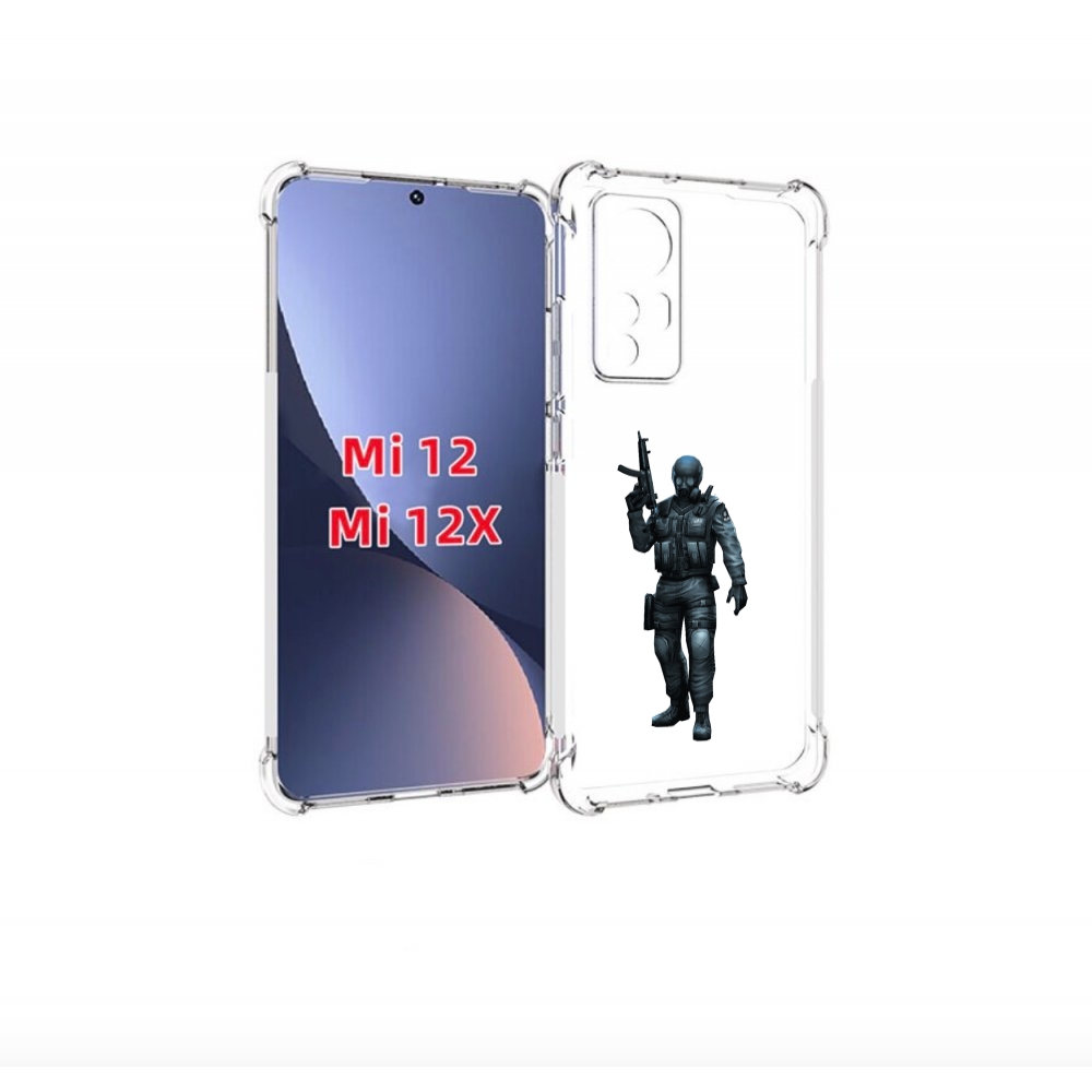 

Чехол бампер MyPads crossfire для Xiaomi 12., Прозрачный, Tocco