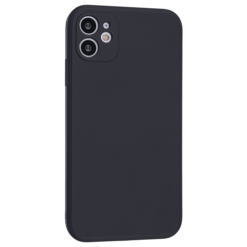 Чехол силиконовый для iPhone 11 (6.1), good quality, с защитой камеры, X-CASE 600019228247 черный