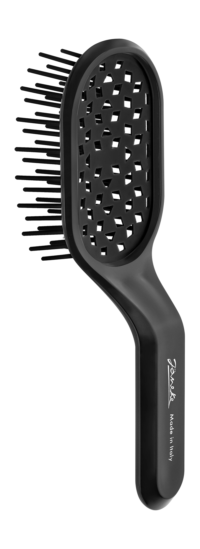 Щетка для влажных и запутанных волос Janeke Curvy Bag Brush Black 2100₽