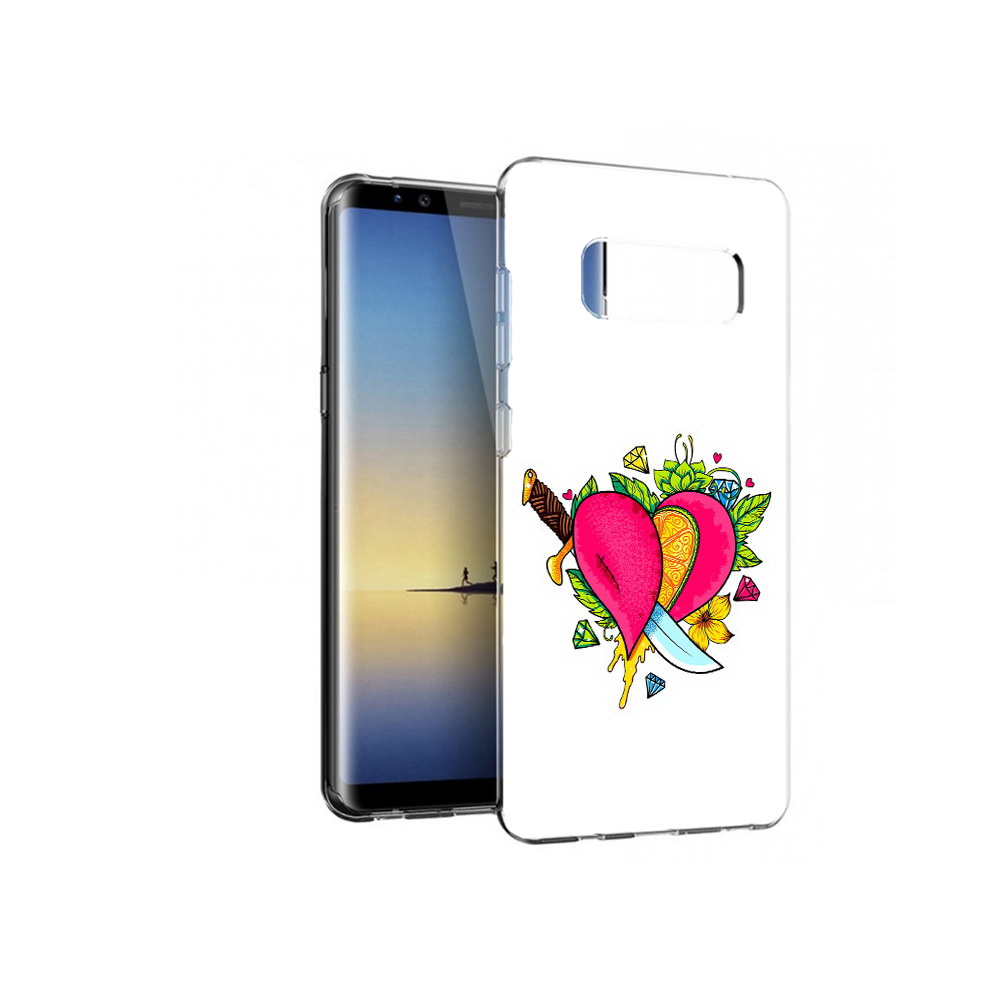 

Чехол MyPads Tocco для Samsung Galaxy Note 8 Фруктовое сердце, Прозрачный, Tocco