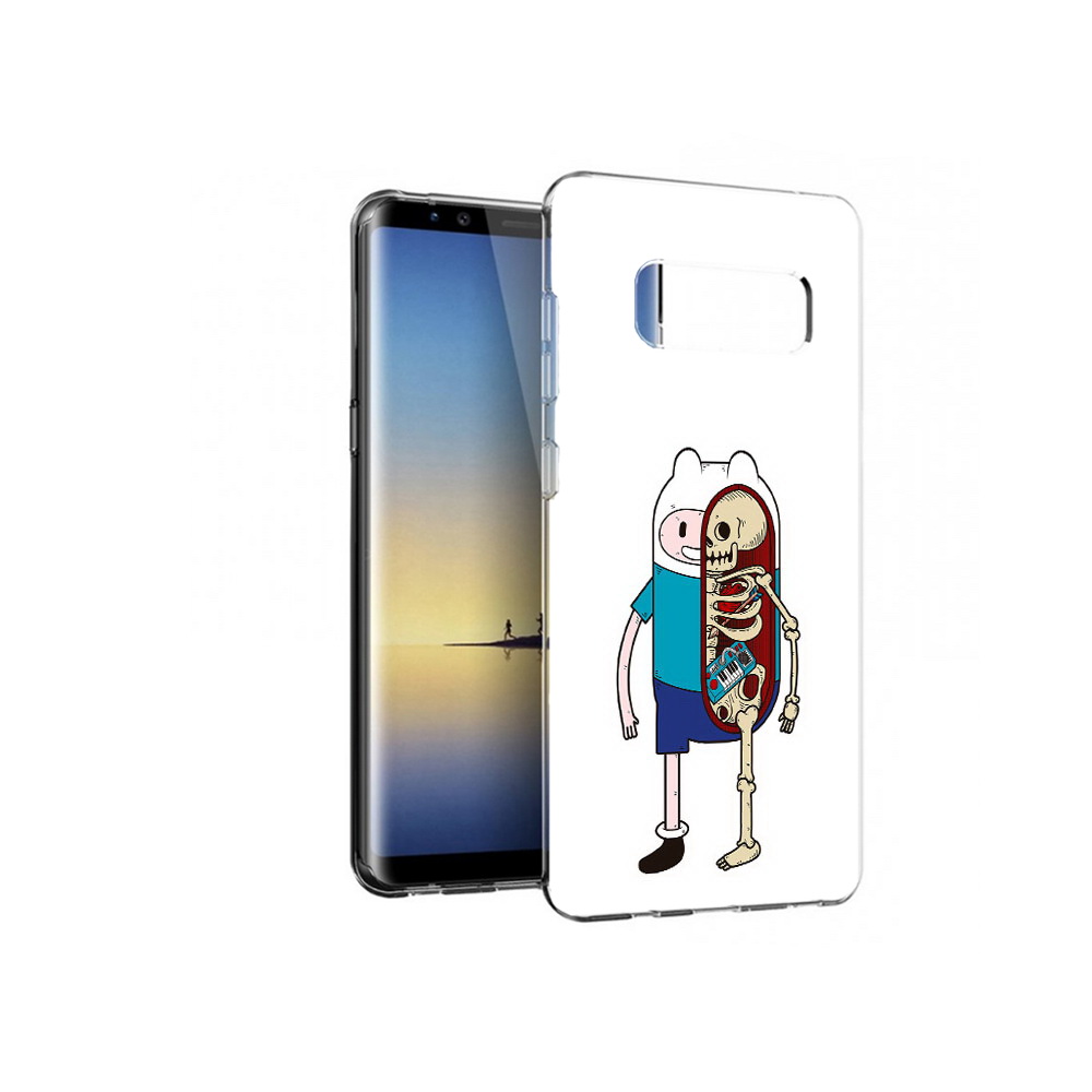 

Чехол MyPads Tocco для Samsung Galaxy Note 8 Финн скелет, Прозрачный, Tocco