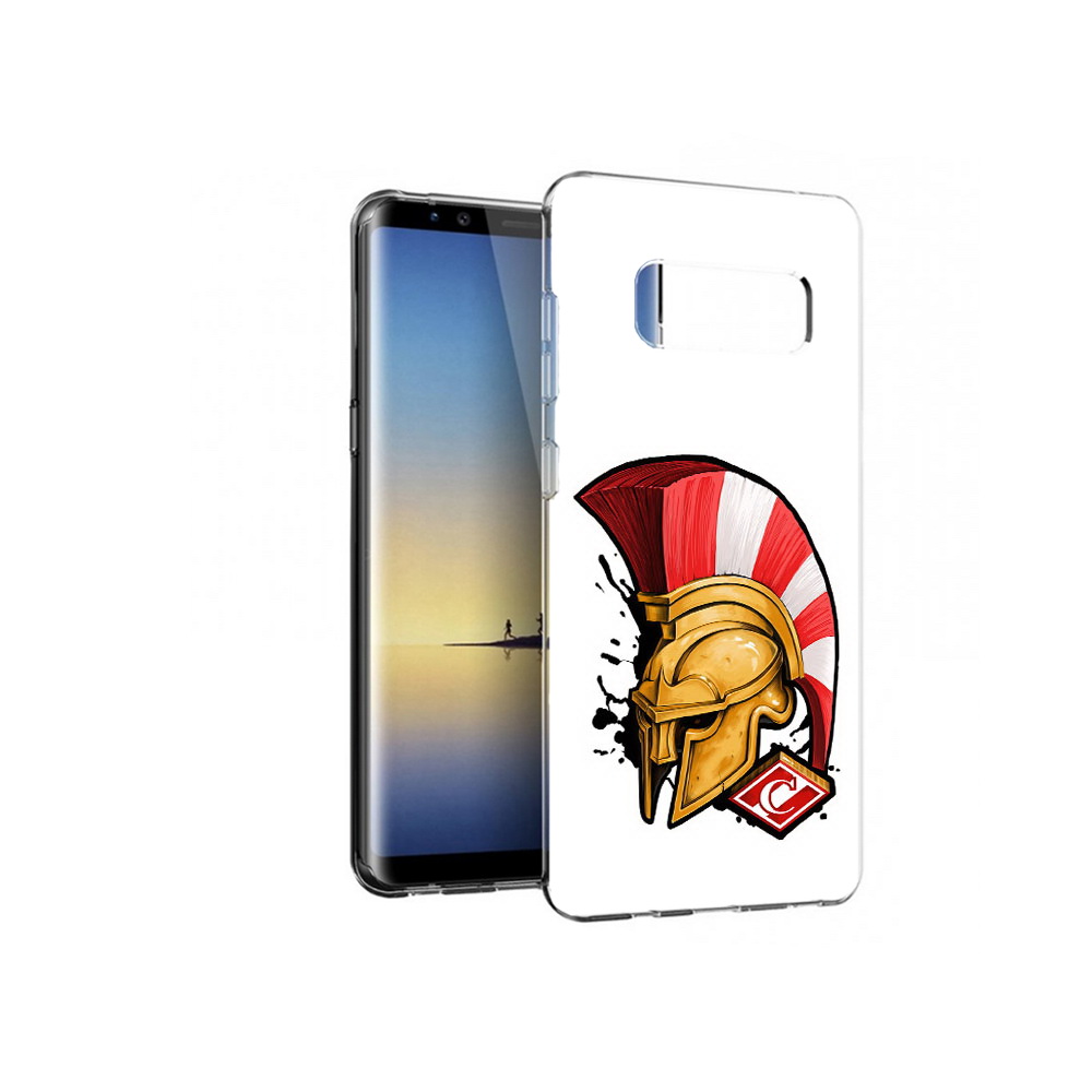 

Чехол MyPads Tocco для Samsung Galaxy Note 8 ФК спартак шлем, Прозрачный, Tocco