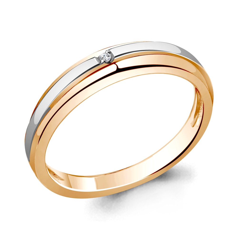 

Кольцо из серебра с бриллиантом Aquamarine Aquamarine 060113_925_з р. 18,5, 060113_925_з