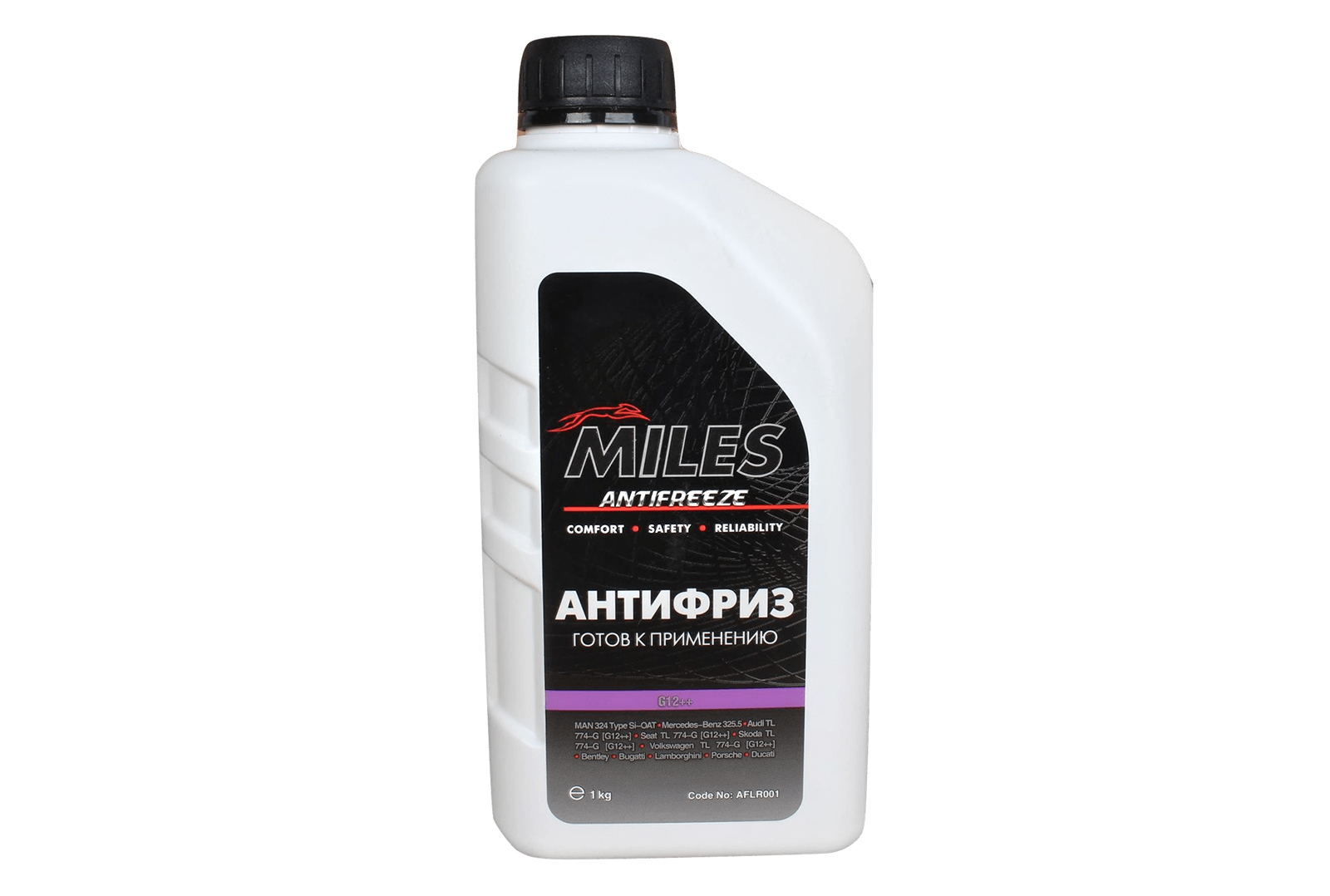 Антифриз готов к применению G12++ (фиолетовый) 1кг (SUPER LONG LIFE COOLANT -40C) AFLR001