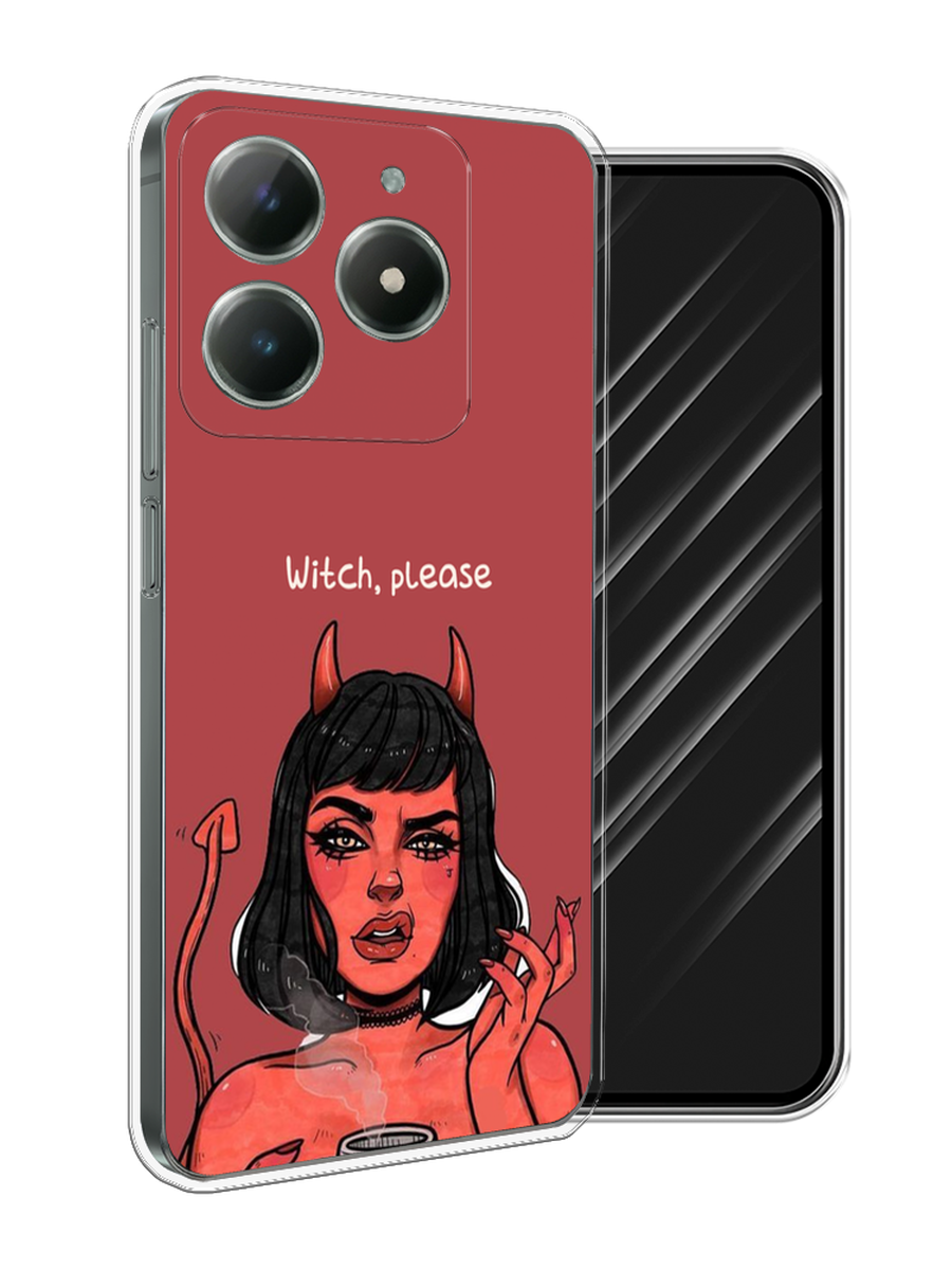 

Чехол Awog на Realme C61 4G (Global) "Evil Girl", Бордовый;черный, 2518050-1