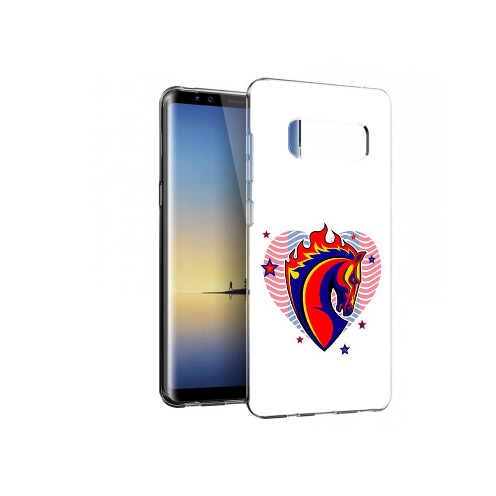 Чехол MyPads Tocco для Samsung Galaxy Note 8 ФК ЦСЛ Лошадь