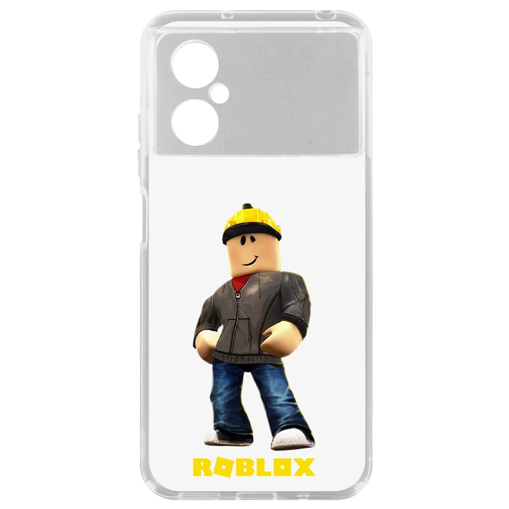 

Чехол Roblox-Строитель для Poco M4 5G, Прозрачный