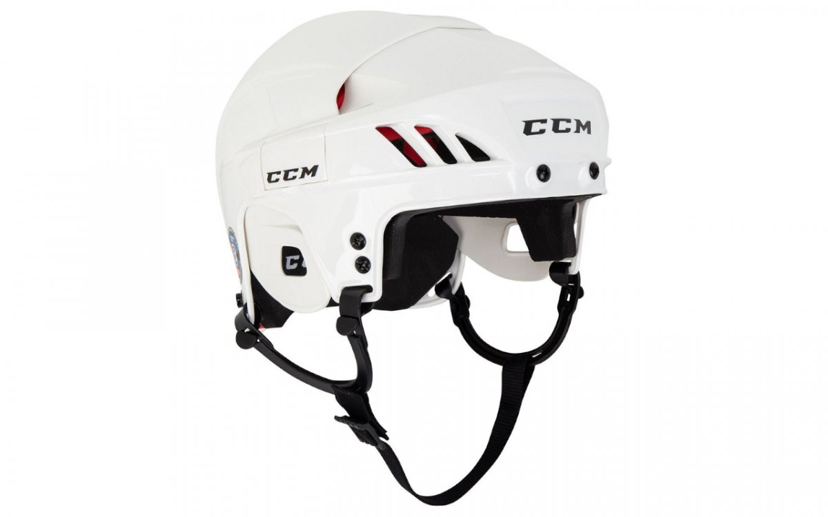 фото Хоккейный шлем ccm fitlite 50 sr, white, s