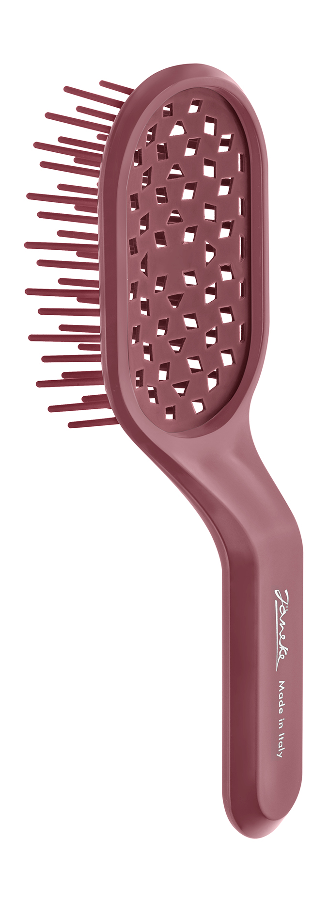 Щетка для влажных и запутанных волос Janeke Curvy Bag Brush Pink