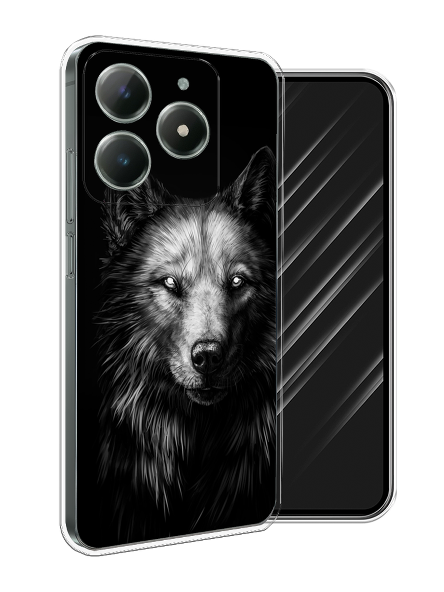 

Чехол Awog на Realme C61 4G (Global) "Волк черно белый", Серый;бежевый;белый, 2518050-1