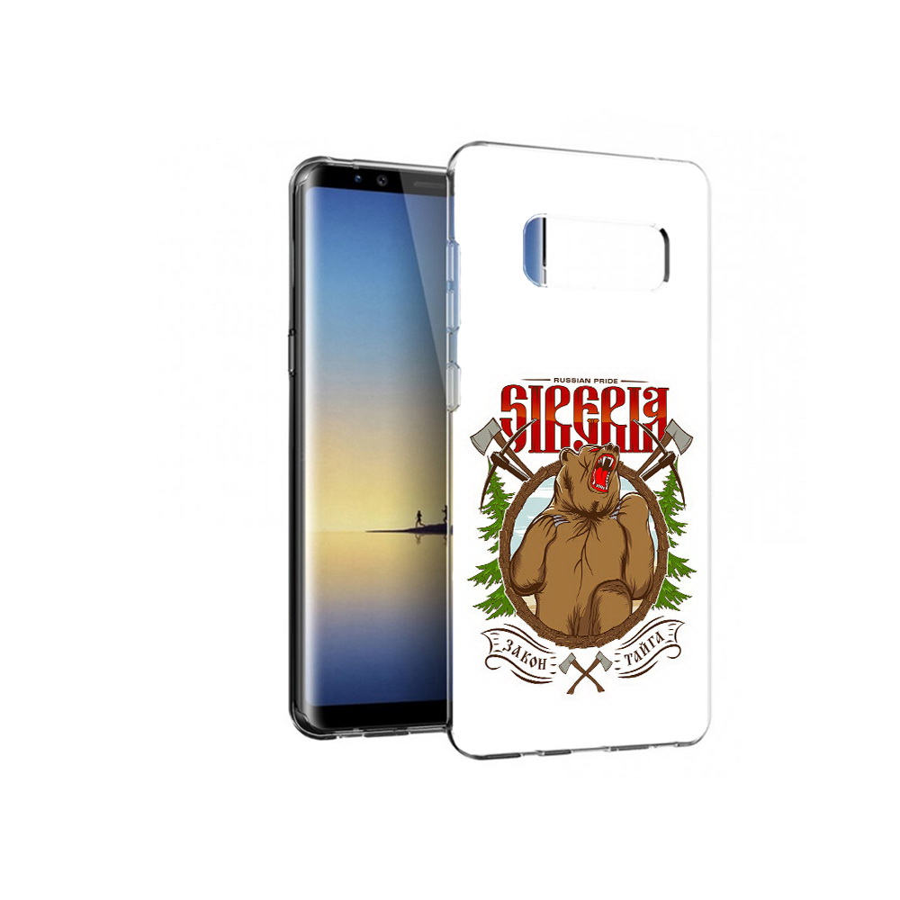 

Чехол MyPads Tocco для Samsung Galaxy Note 8 Тайга, Прозрачный, Tocco