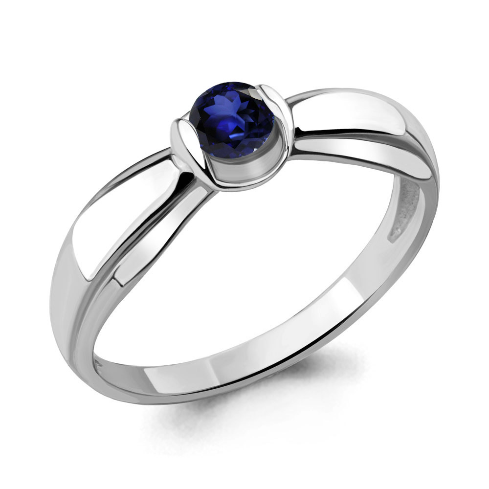 

Кольцо из серебра с сапфиром Aquamarine Aquamarine 060094_925_р р. 17, 060094_925_р