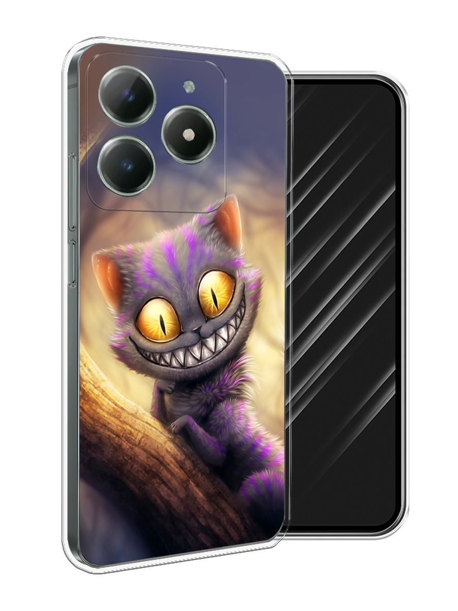 

Чехол Awog на Realme C61 4G (Global) "Cheshire Cat", Фиолетовый;желтый, 2518050-1