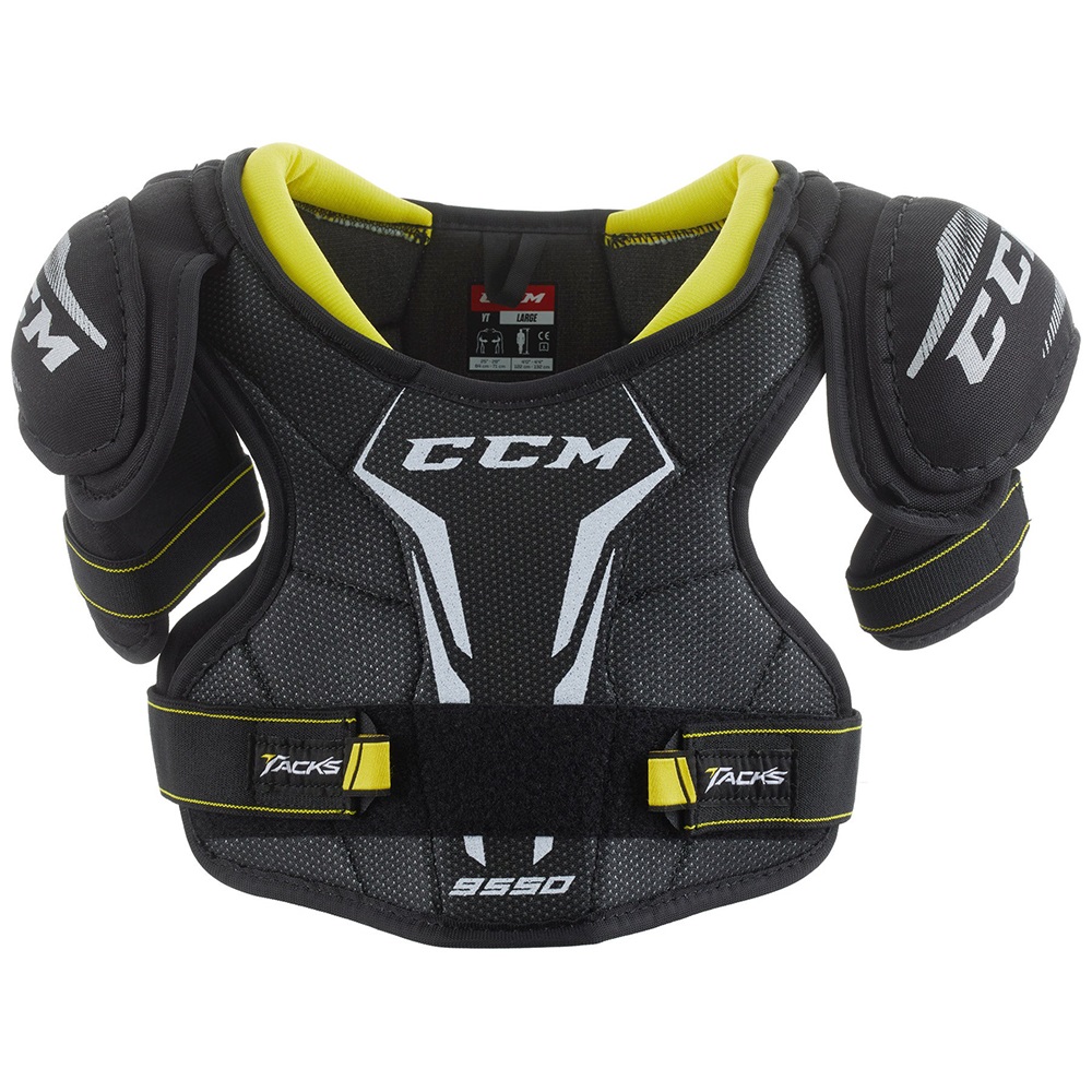 фото Нагрудник хоккейный ccm tacks 9550, black/yellow, s