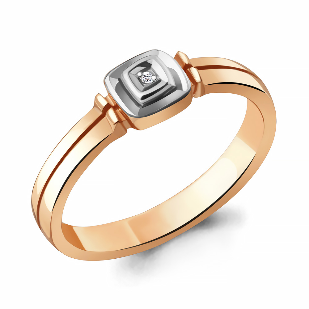 

Кольцо из серебра с бриллиантом Aquamarine Aquamarine 060070_925_з р, 060070_925_з