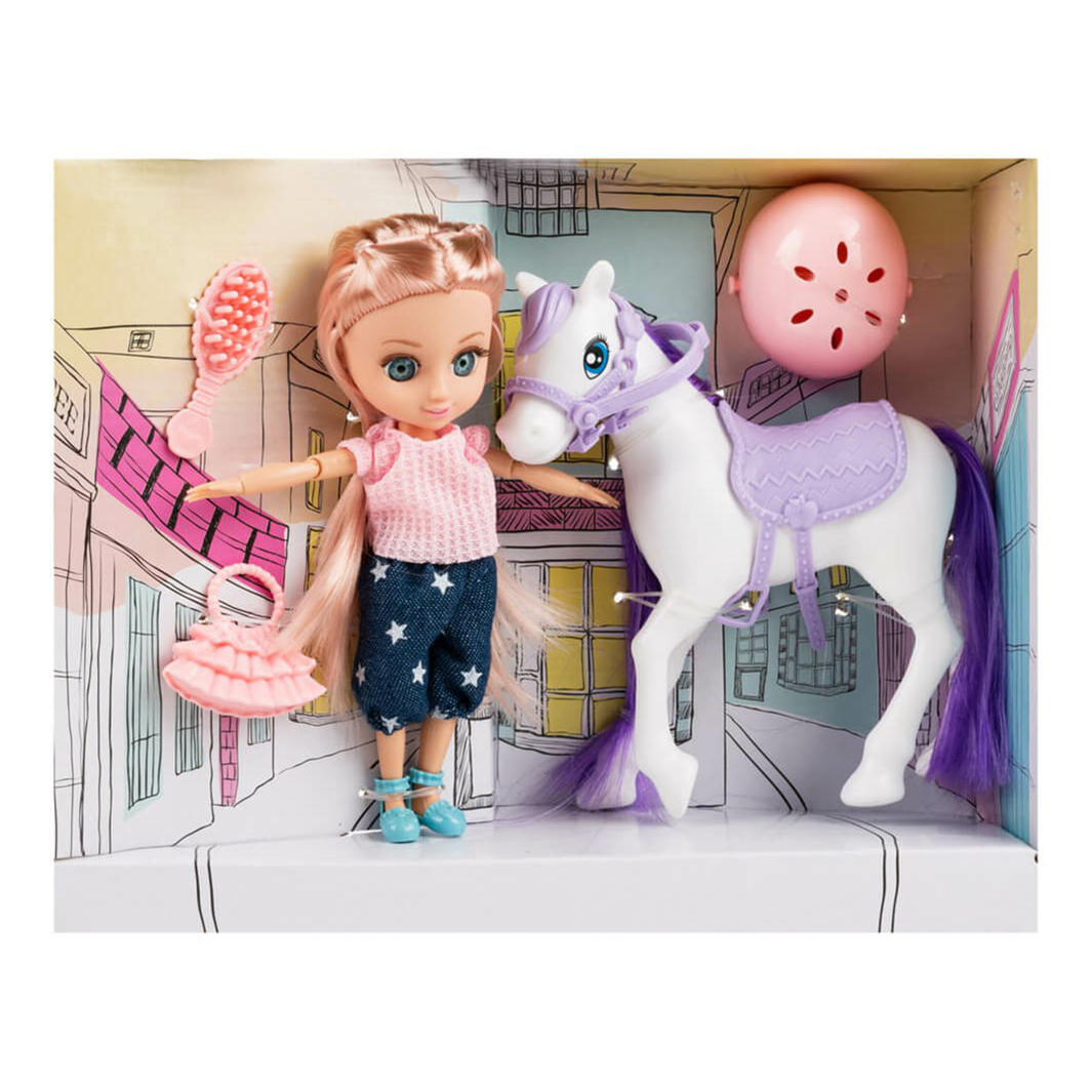 

Кукла Qunxing Toys Кукла Мия с лошадью и аксессуарами в ассортименте