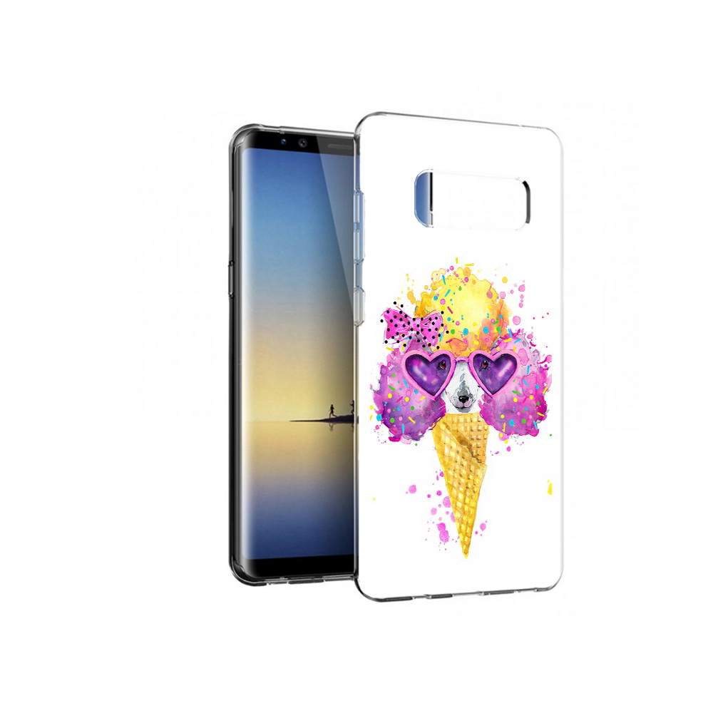 

Чехол MyPads Tocco для Samsung Galaxy Note 8 Рожок, Прозрачный, Tocco