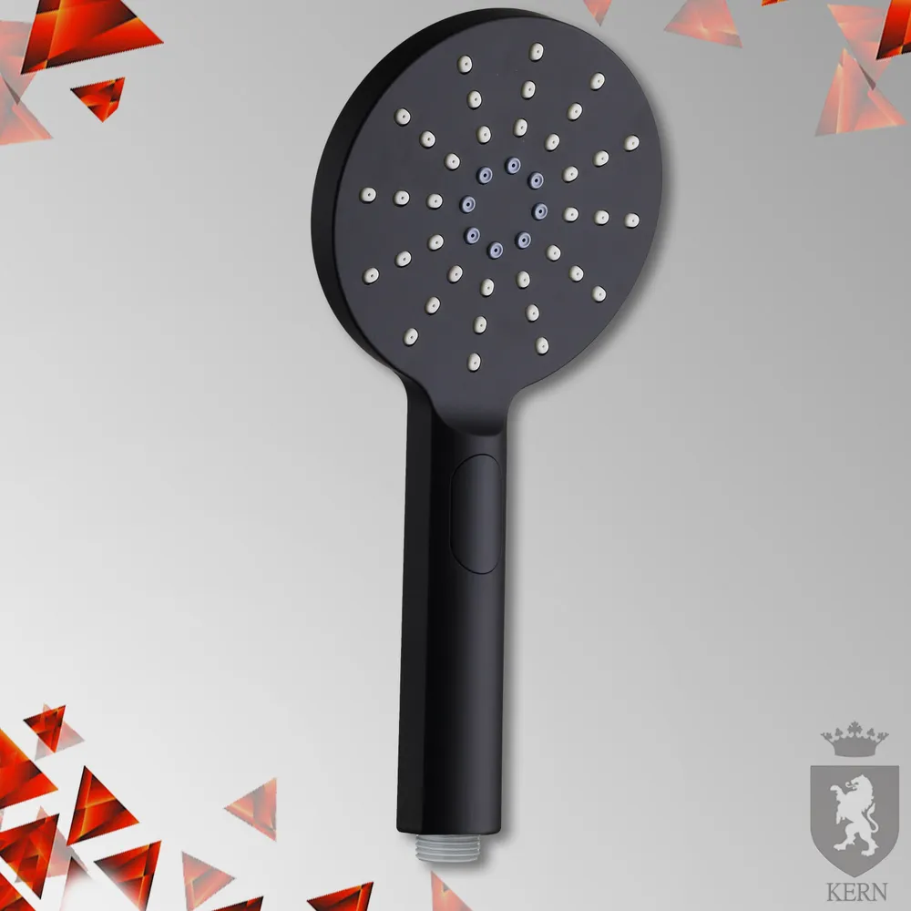 

Лейка для душа Kern 3000 черная, Черный, 3 режима