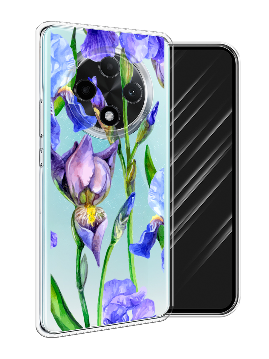 

Чехол Awog на Oppo A3 Pro 5G "Синие ирисы", Фиолетовый;голубой;зеленый, 2517950-1