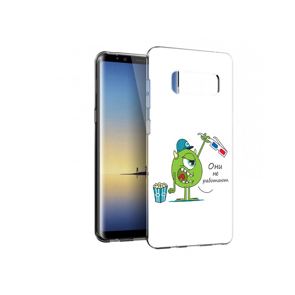 

Чехол MyPads Tocco для Samsung Galaxy Note 8 Очки не работают, Прозрачный, Tocco