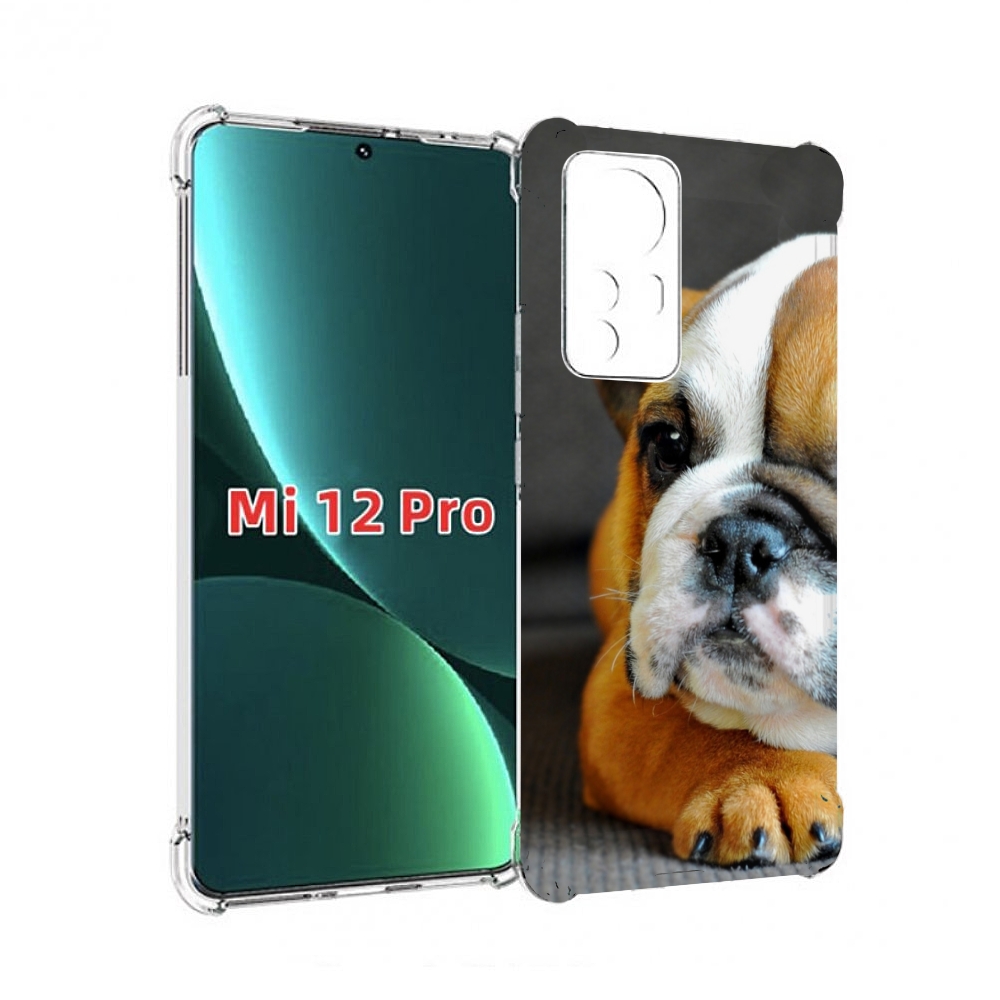 

Чехол MyPads англиискии бульдор для Xiaomi 12S Pro, Прозрачный, Tocco