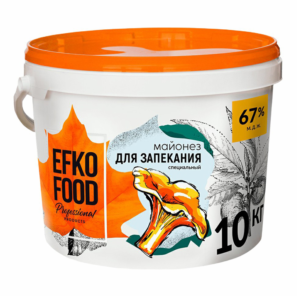 фото Майонез efko food professional для запекания 67% 10 л