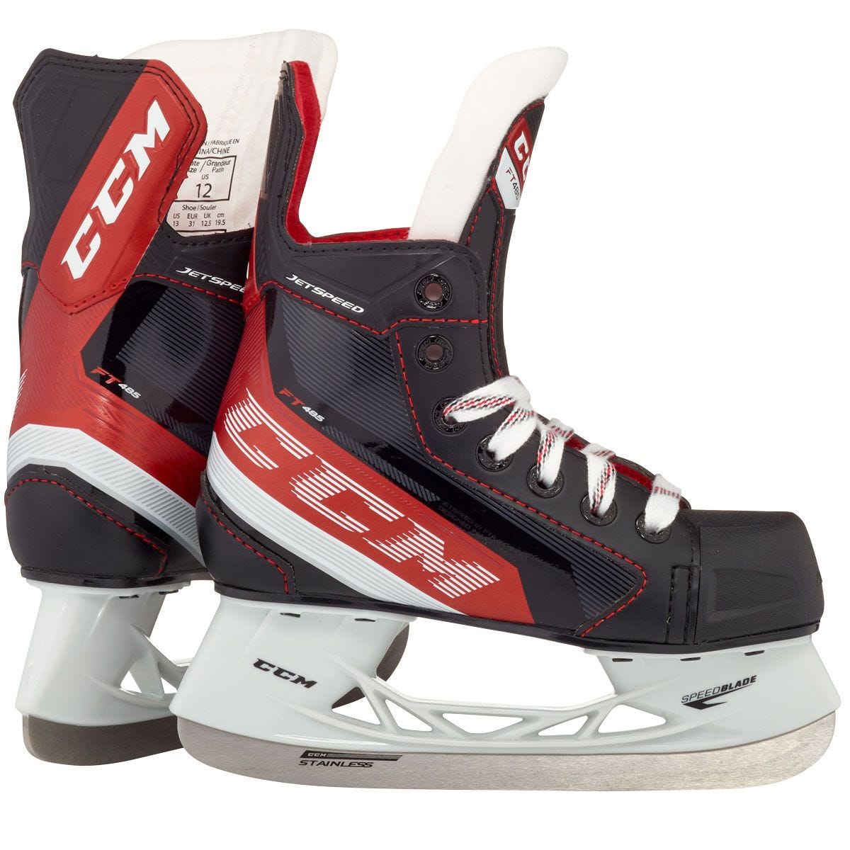 фото Хоккейные коньки ccm sk jetspeed ft485 regular sr взрослые(8,5)