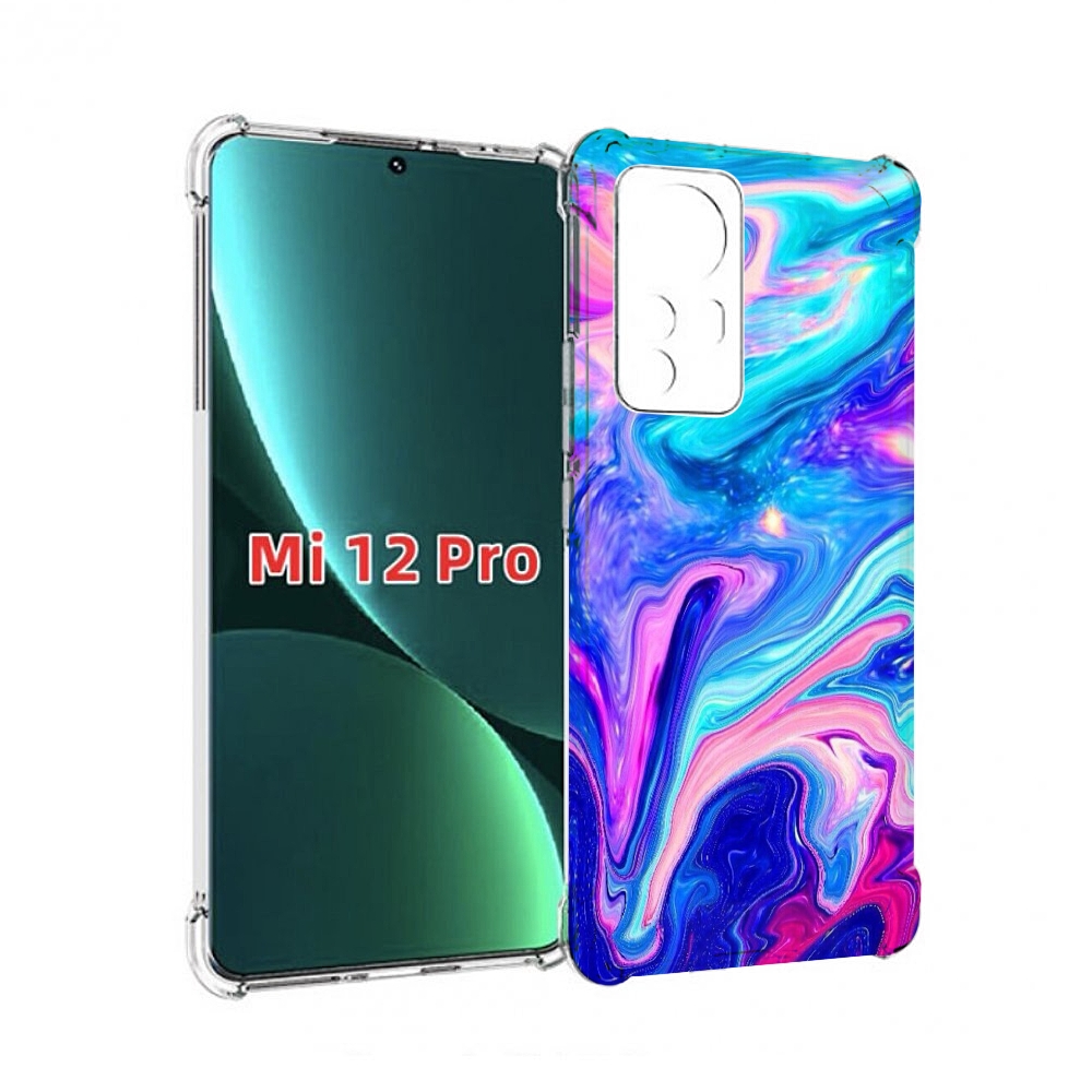 

Чехол MyPads акварельные-краски для Xiaomi 12S Pro, Прозрачный, Tocco