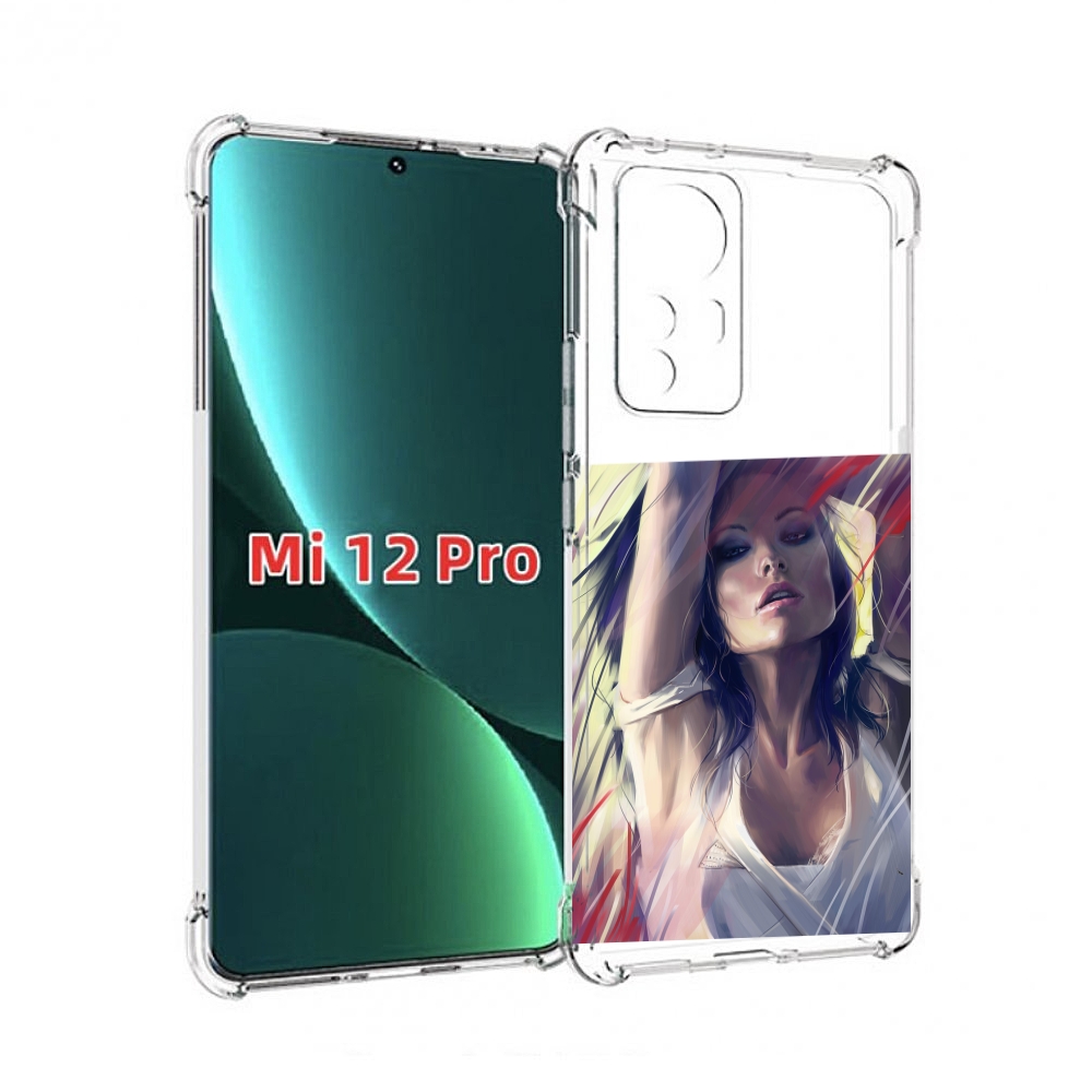 

Чехол MyPads акварельная-девушка женской для Xiaomi 12S Pro, Прозрачный, Tocco