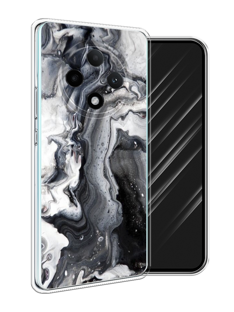

Чехол Awog на Oppo A3 Pro 5G "Бело-черные сложные полосы", Серый;серебристый;белый, 2517950-1