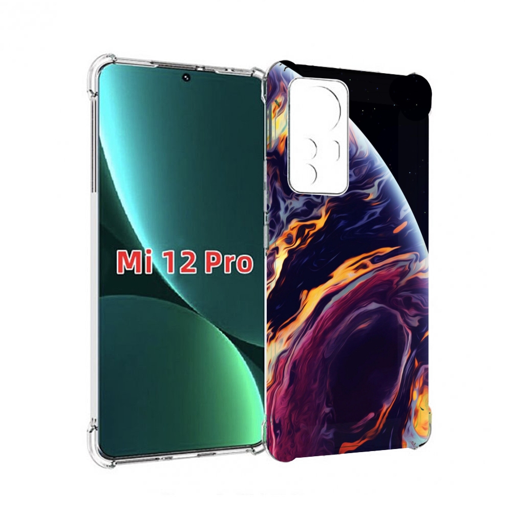 

Чехол MyPads акварельная планета для Xiaomi 12S Pro, Прозрачный, Tocco