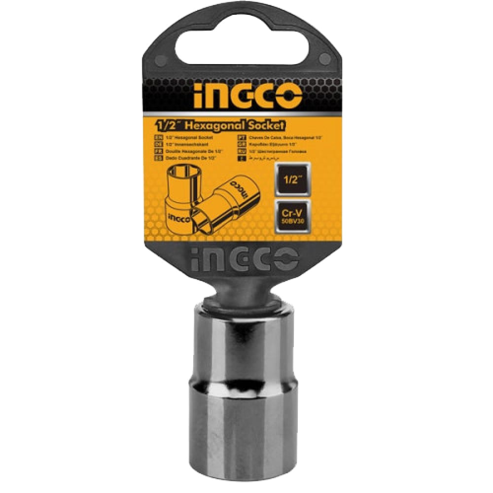 

INGCO INGCO Головка торцевая шестигранная 1/2" 23мм HHAST12231