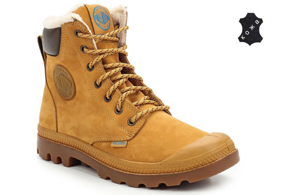 Коричневые зимние ботинки. Pampa Cuff WL Lux. Кожаные ботинки Palladium Pampa Cuff WL Lux 73231-249 коричневые. Зимние ботинки Палладиум мужские. Palladium зимние ботинки.