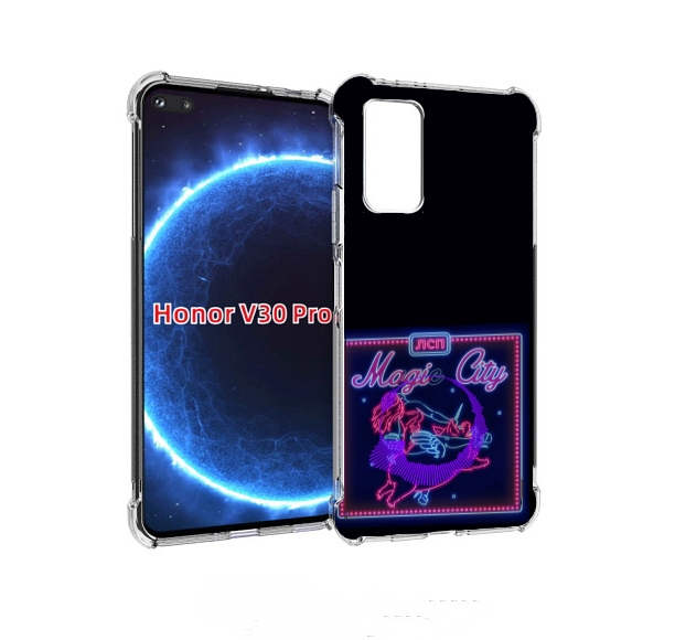 

Чехол бампер MyPads Magic City ЛСП для Honor V30 Pro, Прозрачный, Tocco