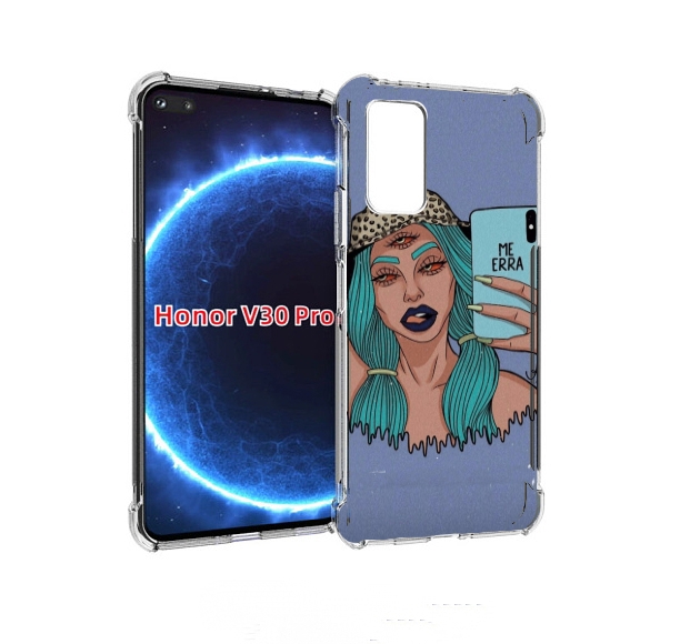 

Чехол бампер MyPads ME Erra женский для Honor V30 Pro, Прозрачный, Tocco