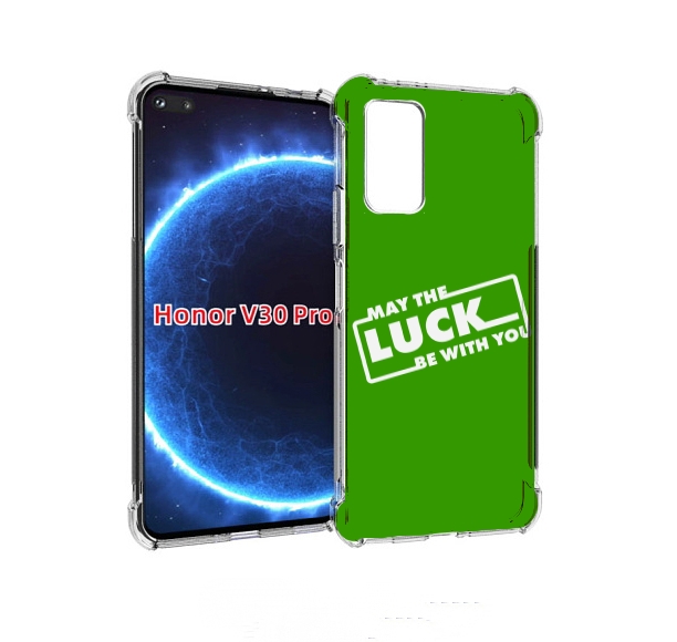 

Чехол бампер MyPads Luck green для Honor V30 Pro, Прозрачный, Tocco