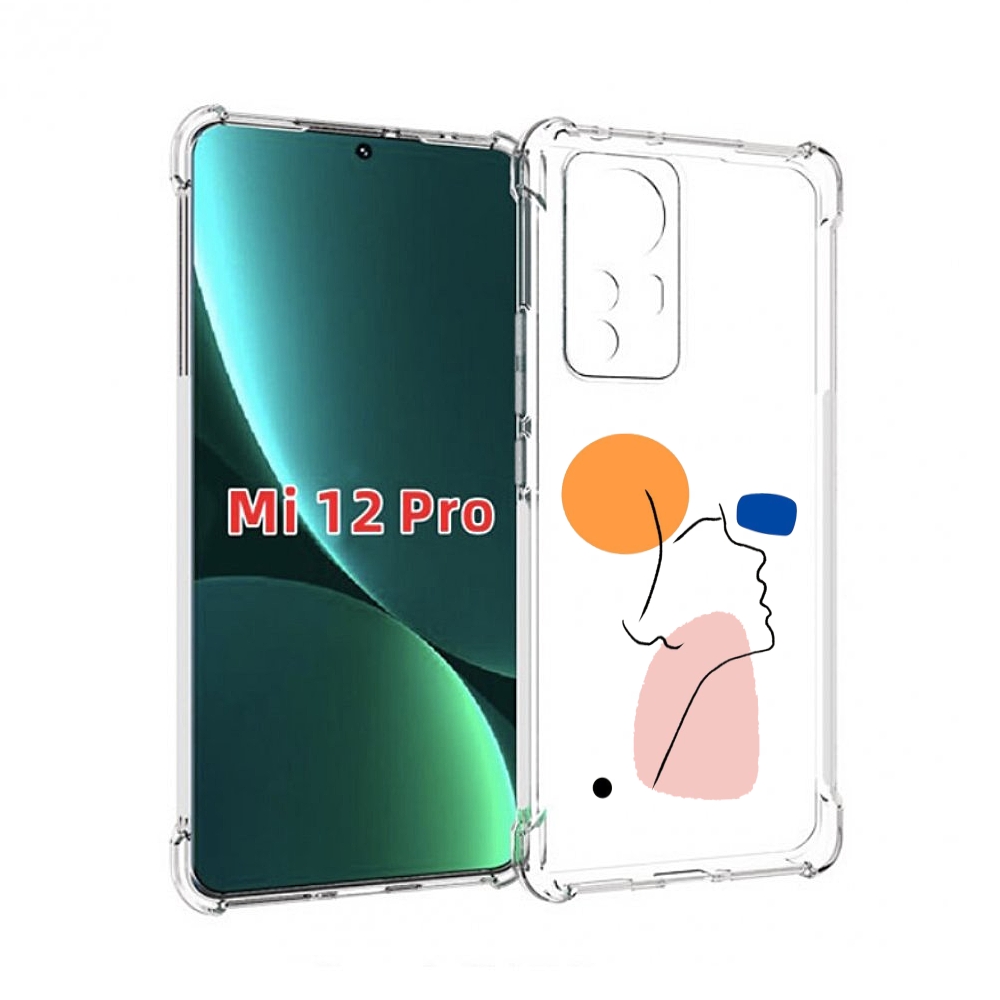 

Чехол MyPads абстракция девушки женский для Xiaomi 12S Pro, Прозрачный, Tocco