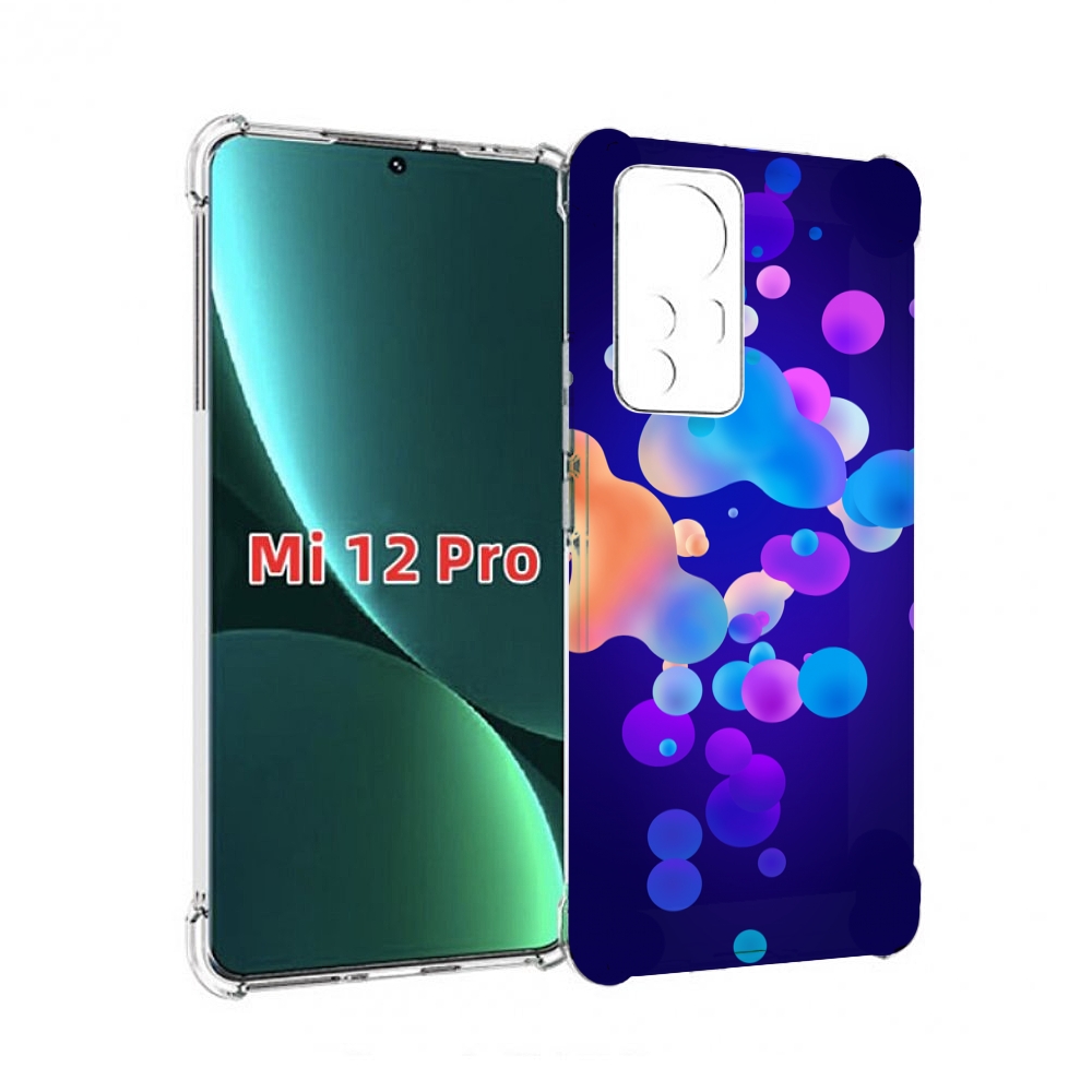 

Чехол MyPads абстрактные-пузырьки для Xiaomi 12S Pro, Прозрачный, Tocco