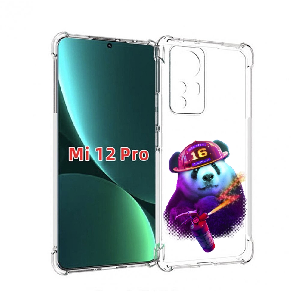 

Чехол MyPads Яркая панда детский для Xiaomi 12S Pro, Прозрачный, Tocco