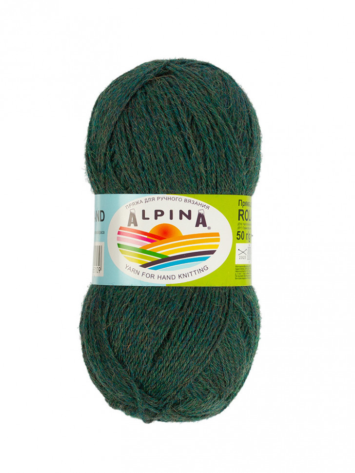 

Пряжа Alpina ROLAND №35 серо-зеленая 100% альпака, 4 х 200 гр, 200 м +/- 10 м