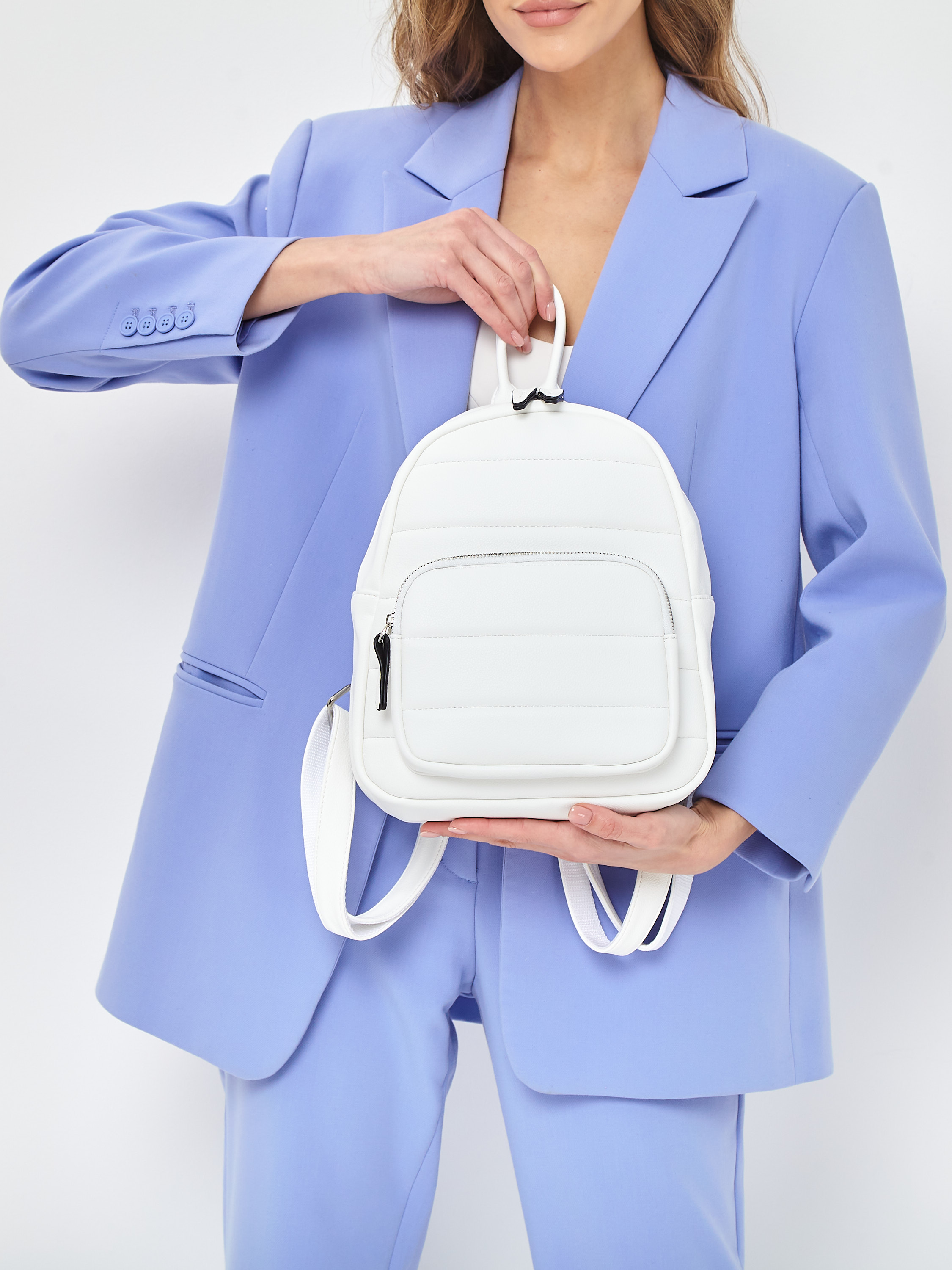 Рюкзак женский 2GO Olivia белый, 27х25х14 см