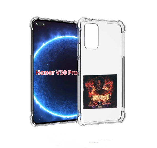 

Чехол бампер MyPads Karmageddon Kizaru для Honor V30 Pro, Прозрачный, Tocco