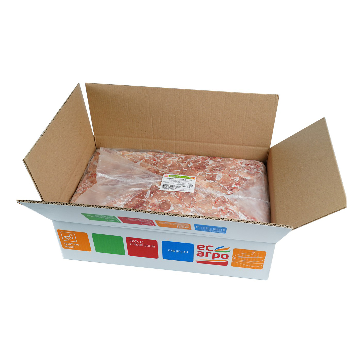 

Окорочка куриные без кожи Ес Агро замороженные 10 кг х 2 шт