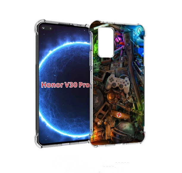 

Чехол бампер MyPads JlaMBcPa6eM для Honor V30 Pro, Прозрачный, Tocco