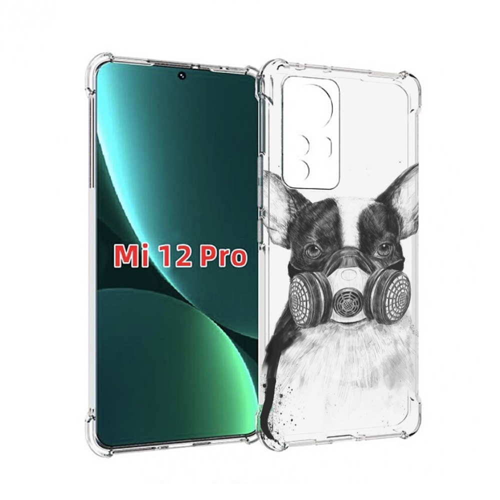 

Чехол MyPads Французский бульдог для Xiaomi 12S Pro, Прозрачный, Tocco