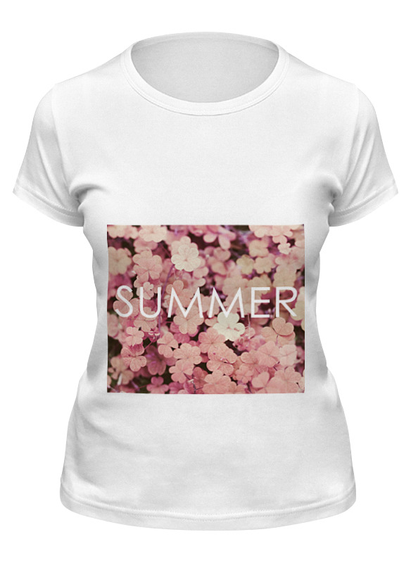 

Футболка женская Printio Summer белая M, Белый, Summer