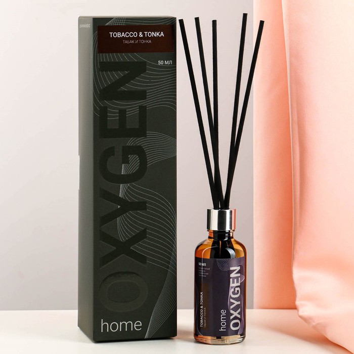 

Диффузор ароматический OXYGEN HOME "Tobacco and tonka", 50 мл, табак и тонка