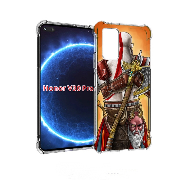 

Чехол бампер MyPads God of War для Honor V30 Pro, Прозрачный, Tocco